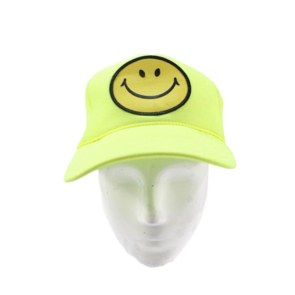 Aviator Nation Womens Vintage Trucker Hat Neon Yellow